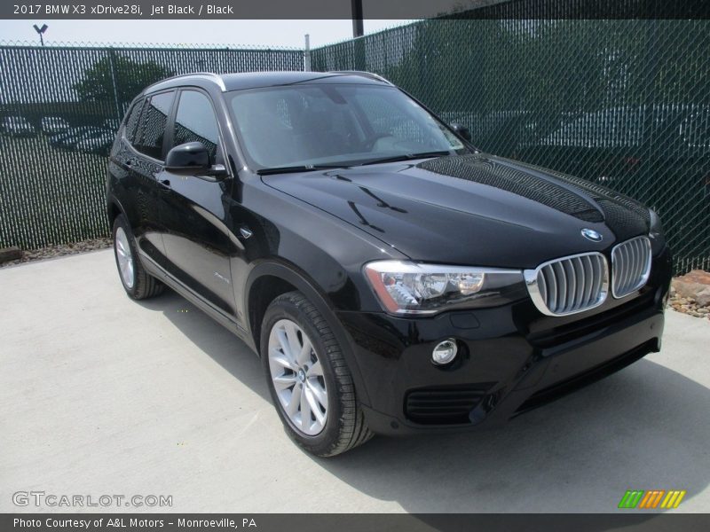 Jet Black / Black 2017 BMW X3 xDrive28i