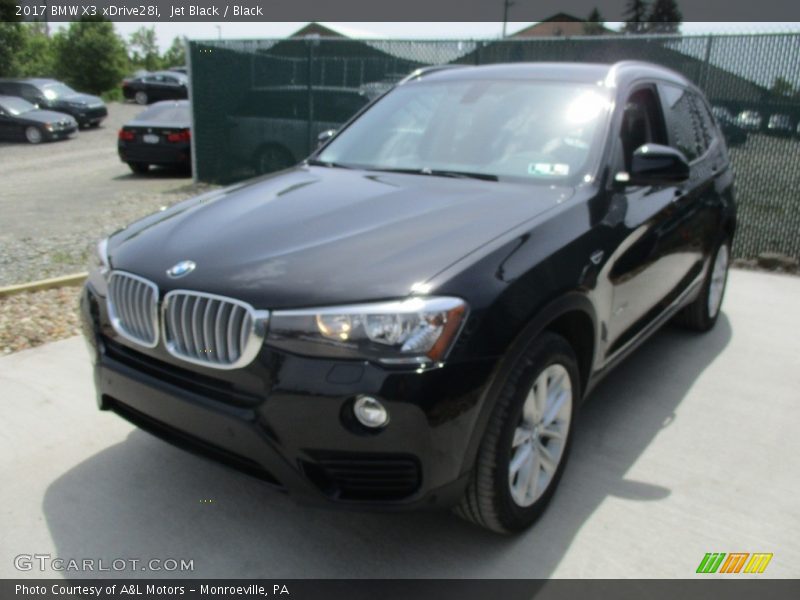 Jet Black / Black 2017 BMW X3 xDrive28i