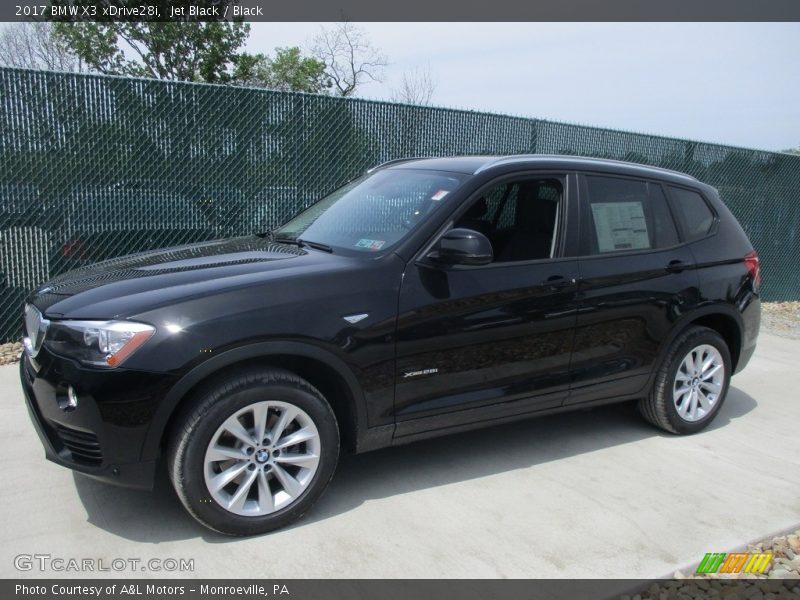 Jet Black / Black 2017 BMW X3 xDrive28i