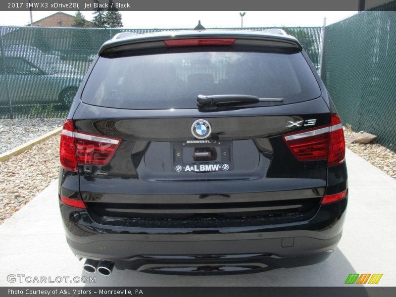 Jet Black / Black 2017 BMW X3 xDrive28i