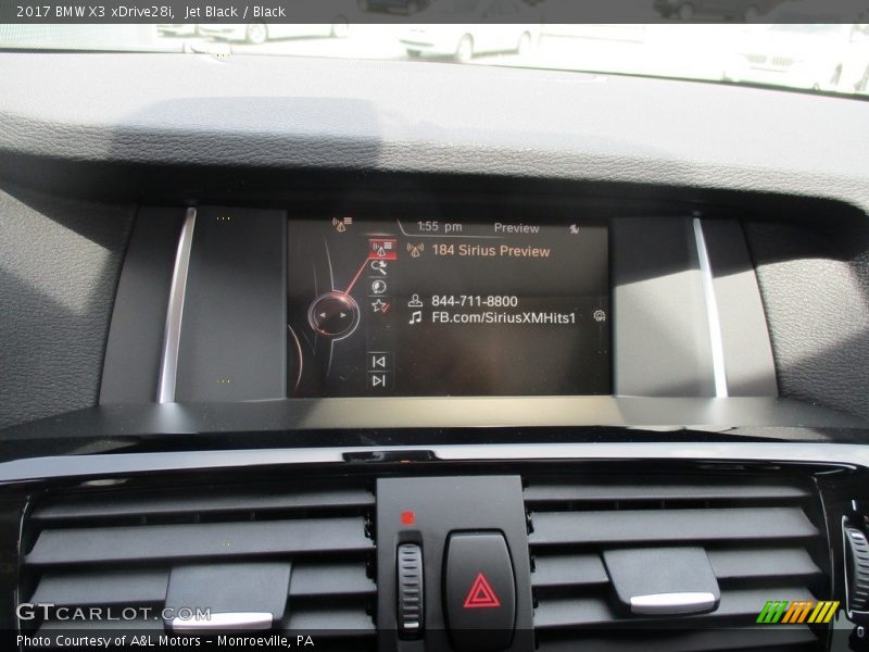 Jet Black / Black 2017 BMW X3 xDrive28i