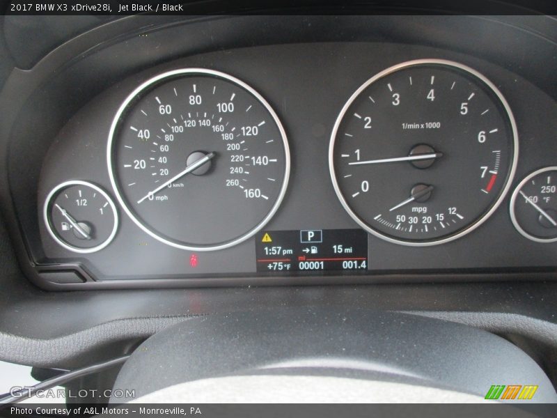 Jet Black / Black 2017 BMW X3 xDrive28i