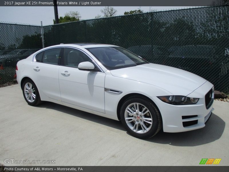 Polaris White / Light Oyster 2017 Jaguar XE 25t Premium