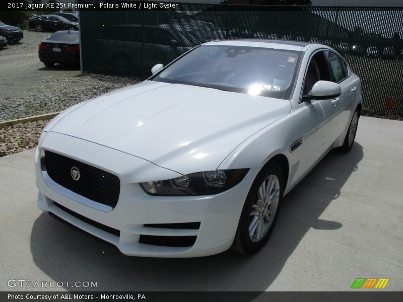 Polaris White / Light Oyster 2017 Jaguar XE 25t Premium