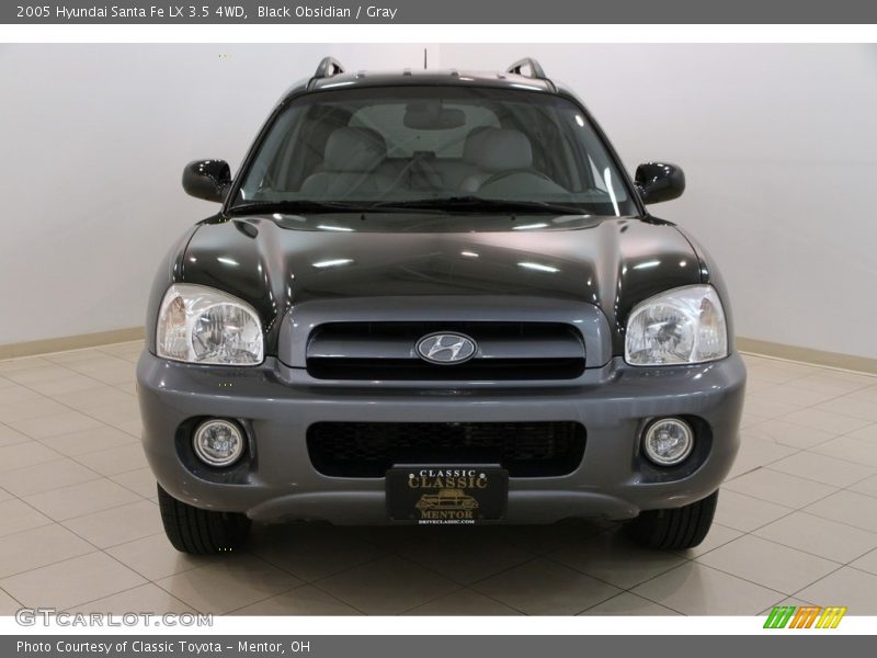 Black Obsidian / Gray 2005 Hyundai Santa Fe LX 3.5 4WD