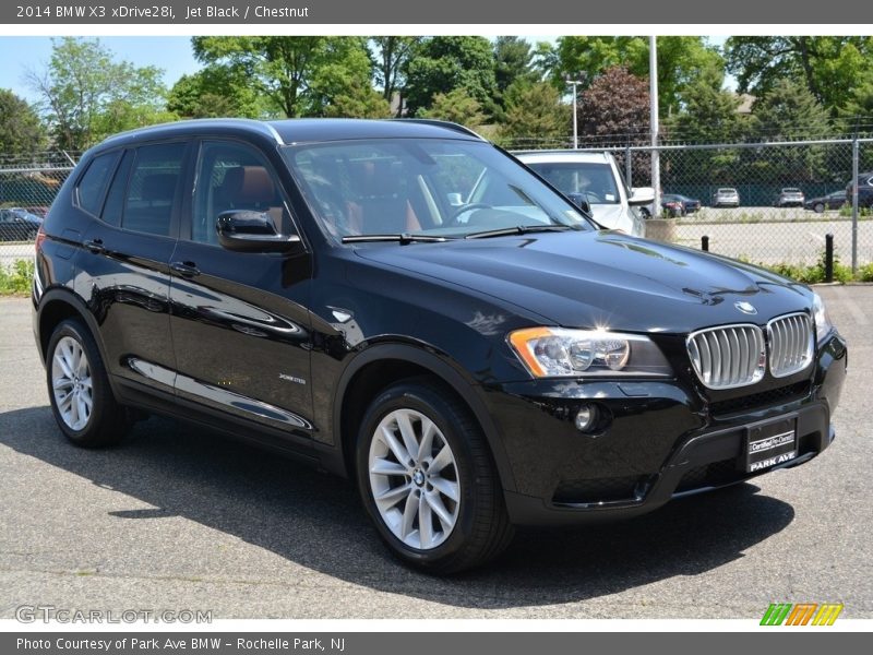 Jet Black / Chestnut 2014 BMW X3 xDrive28i