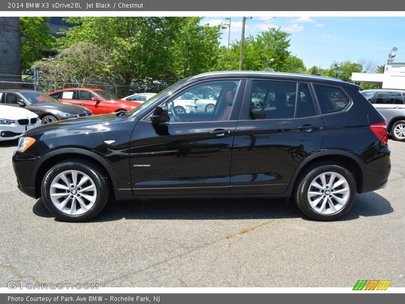 Jet Black / Chestnut 2014 BMW X3 xDrive28i