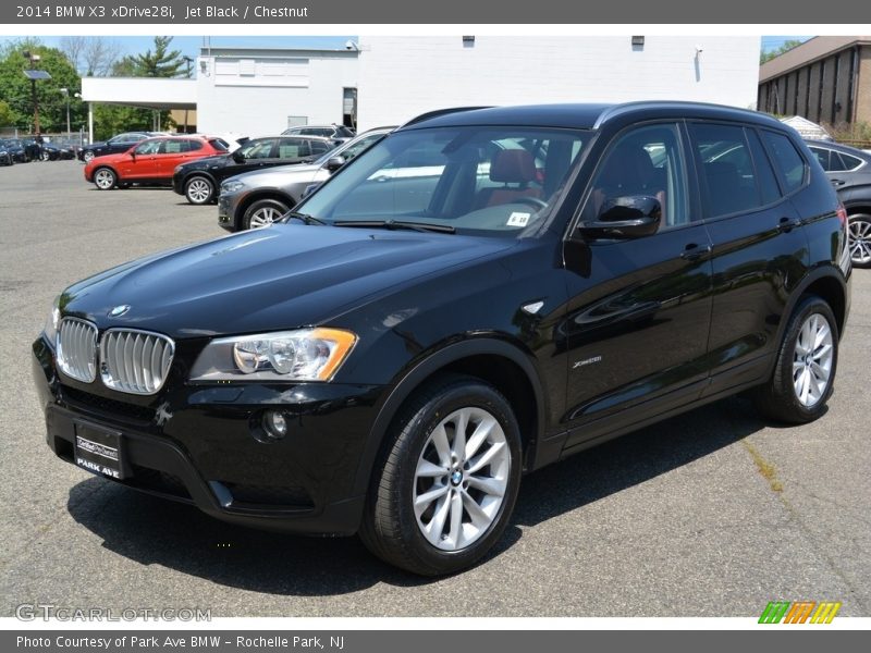 Jet Black / Chestnut 2014 BMW X3 xDrive28i