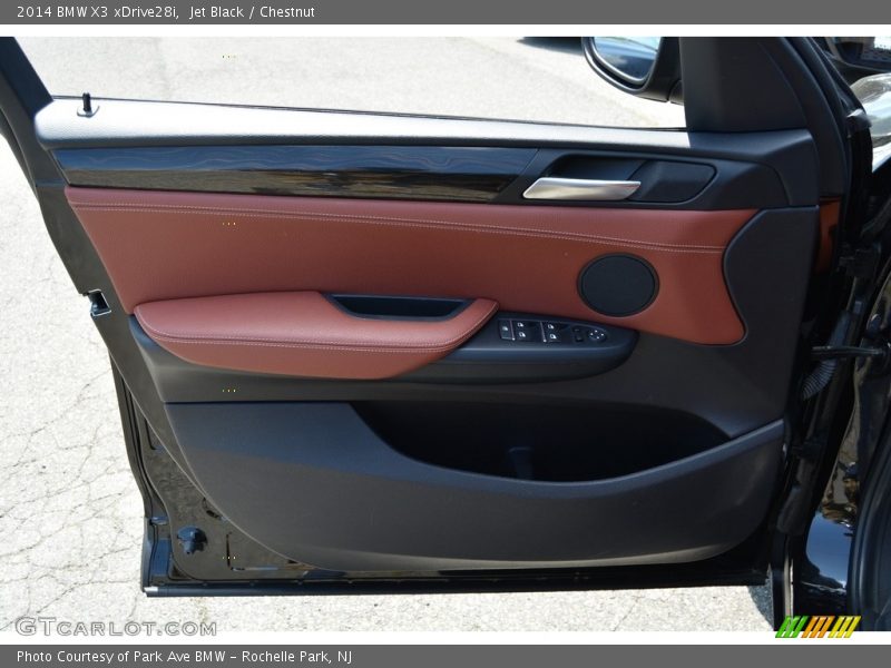 Jet Black / Chestnut 2014 BMW X3 xDrive28i