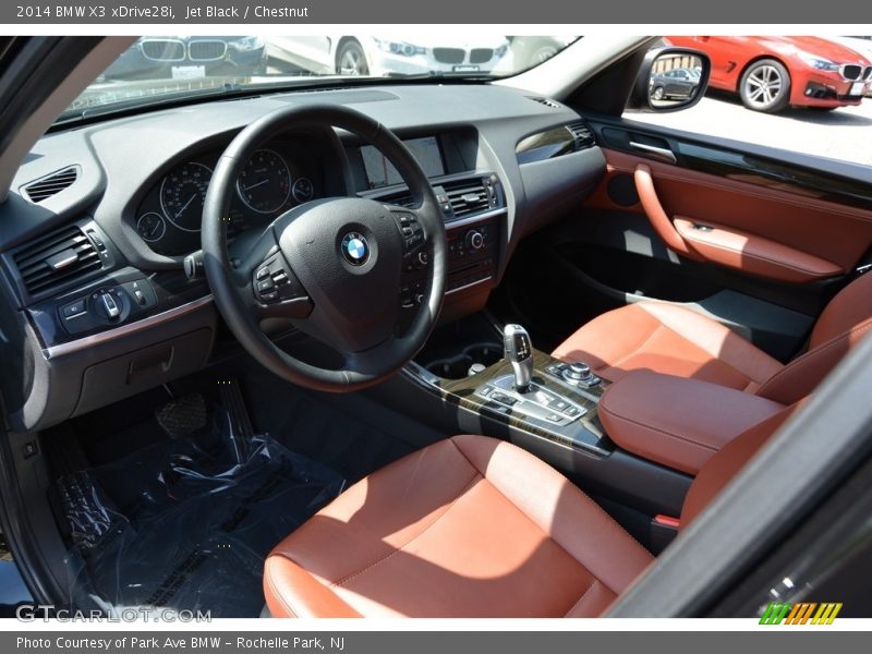 Jet Black / Chestnut 2014 BMW X3 xDrive28i