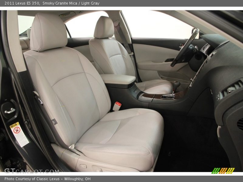 Smoky Granite Mica / Light Gray 2011 Lexus ES 350