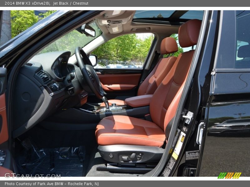 Jet Black / Chestnut 2014 BMW X3 xDrive28i