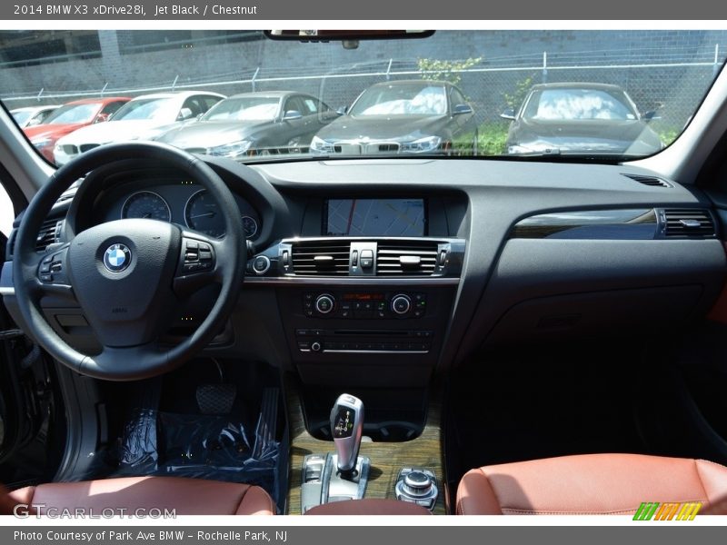 Jet Black / Chestnut 2014 BMW X3 xDrive28i