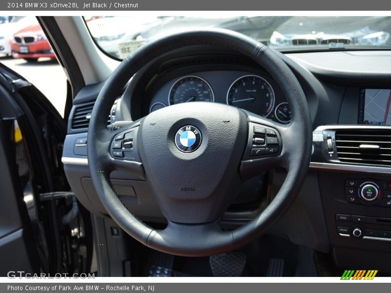 Jet Black / Chestnut 2014 BMW X3 xDrive28i
