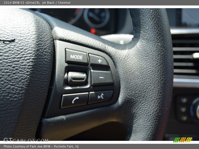 Jet Black / Chestnut 2014 BMW X3 xDrive28i