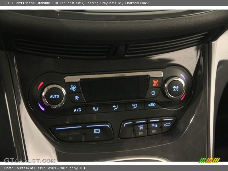 Sterling Gray Metallic / Charcoal Black 2013 Ford Escape Titanium 2.0L EcoBoost 4WD