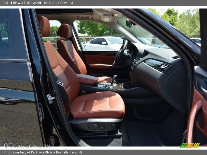 Jet Black / Chestnut 2014 BMW X3 xDrive28i