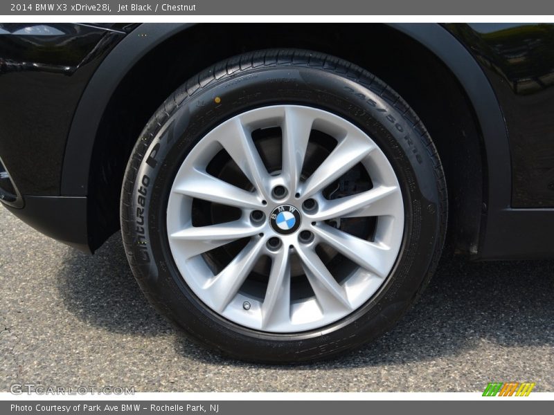 Jet Black / Chestnut 2014 BMW X3 xDrive28i