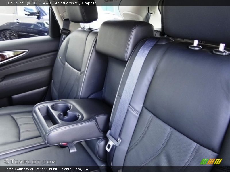 Majestic White / Graphite 2015 Infiniti QX60 3.5 AWD