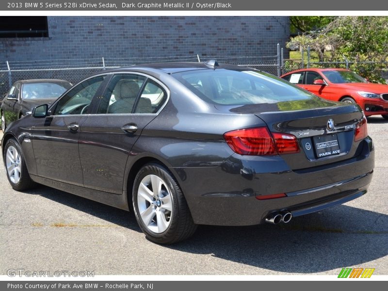 Dark Graphite Metallic II / Oyster/Black 2013 BMW 5 Series 528i xDrive Sedan