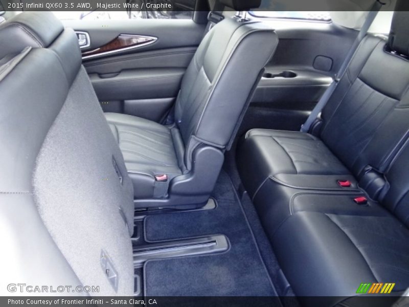 Majestic White / Graphite 2015 Infiniti QX60 3.5 AWD