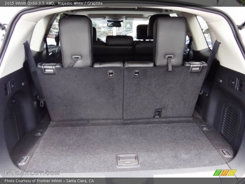Majestic White / Graphite 2015 Infiniti QX60 3.5 AWD