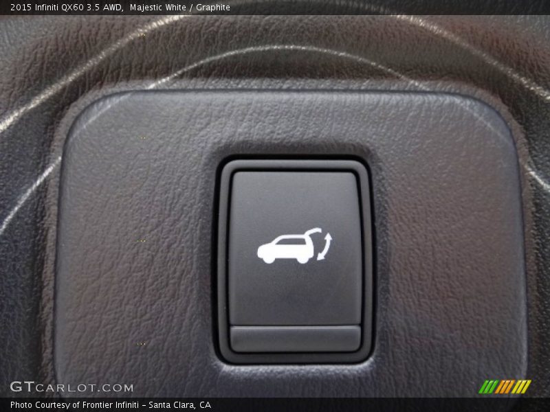 Majestic White / Graphite 2015 Infiniti QX60 3.5 AWD