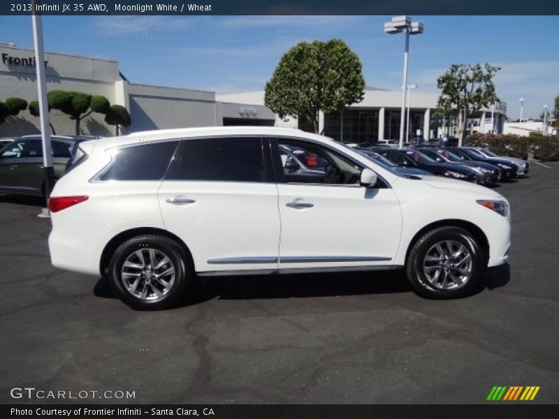 Moonlight White / Wheat 2013 Infiniti JX 35 AWD