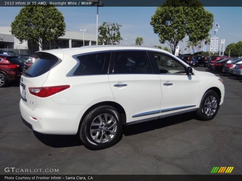 Moonlight White / Wheat 2013 Infiniti JX 35 AWD