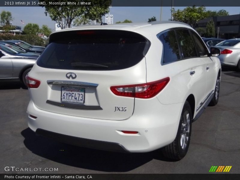 Moonlight White / Wheat 2013 Infiniti JX 35 AWD