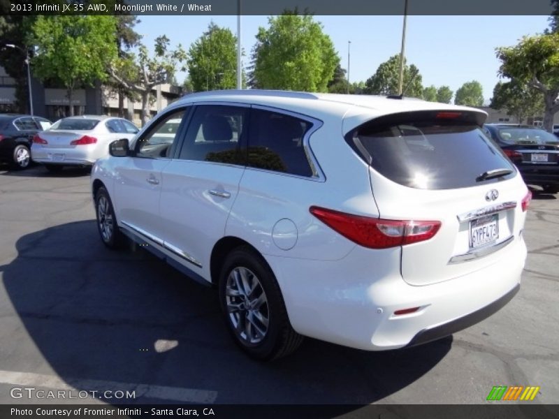 Moonlight White / Wheat 2013 Infiniti JX 35 AWD
