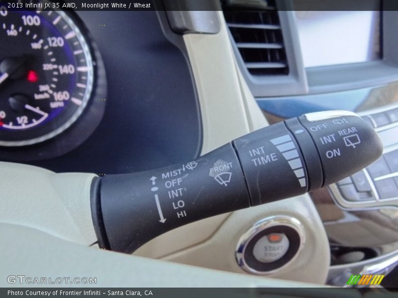 Moonlight White / Wheat 2013 Infiniti JX 35 AWD