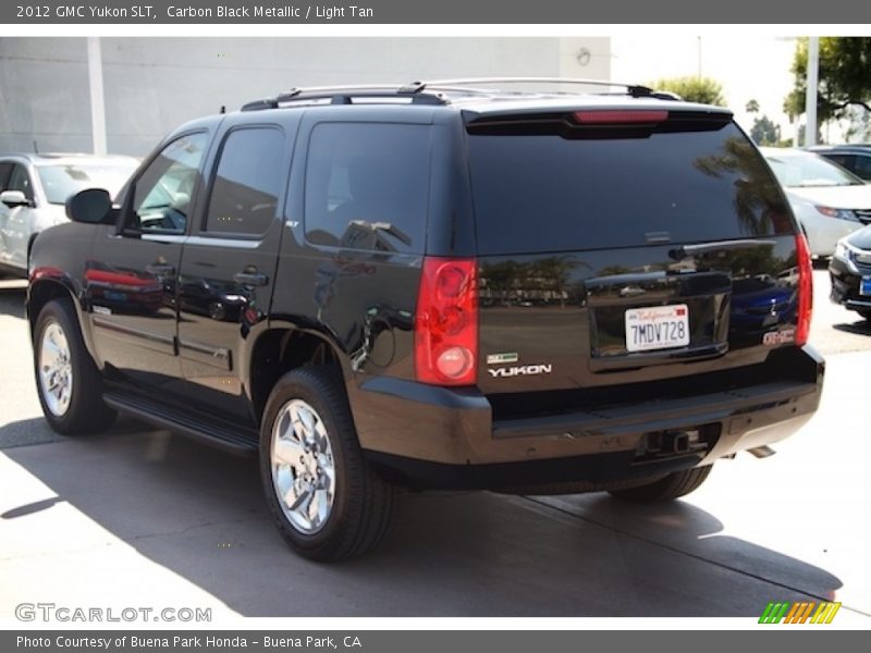 Carbon Black Metallic / Light Tan 2012 GMC Yukon SLT