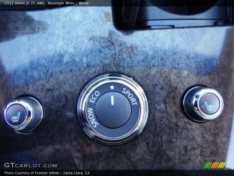 Moonlight White / Wheat 2013 Infiniti JX 35 AWD