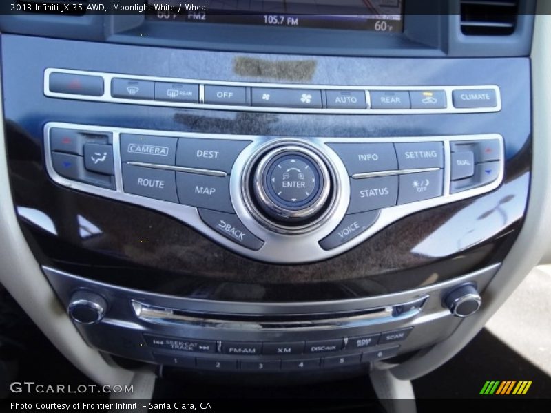 Moonlight White / Wheat 2013 Infiniti JX 35 AWD