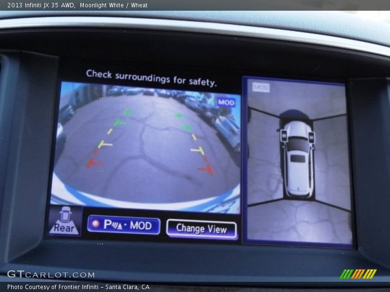 Moonlight White / Wheat 2013 Infiniti JX 35 AWD