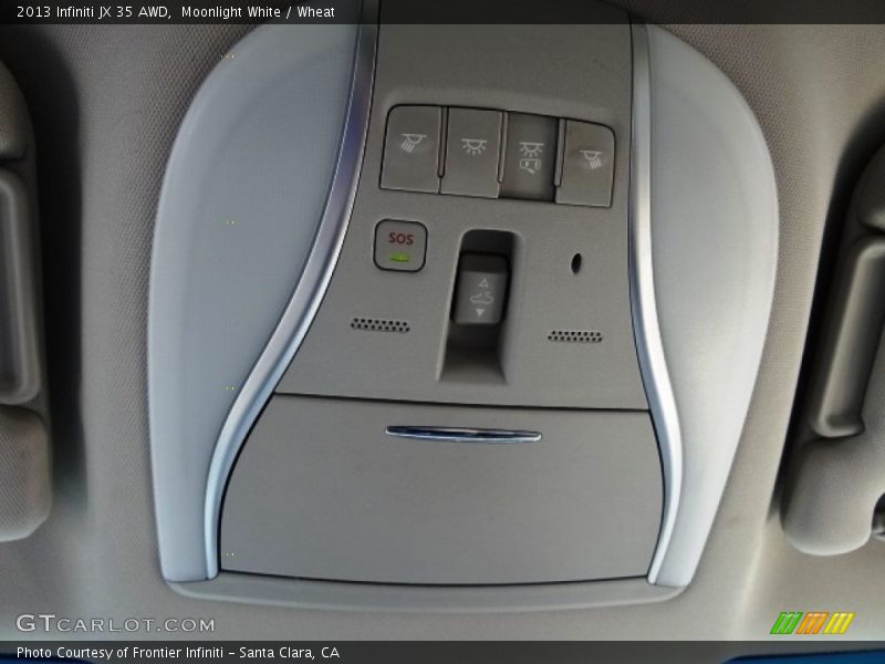 Moonlight White / Wheat 2013 Infiniti JX 35 AWD