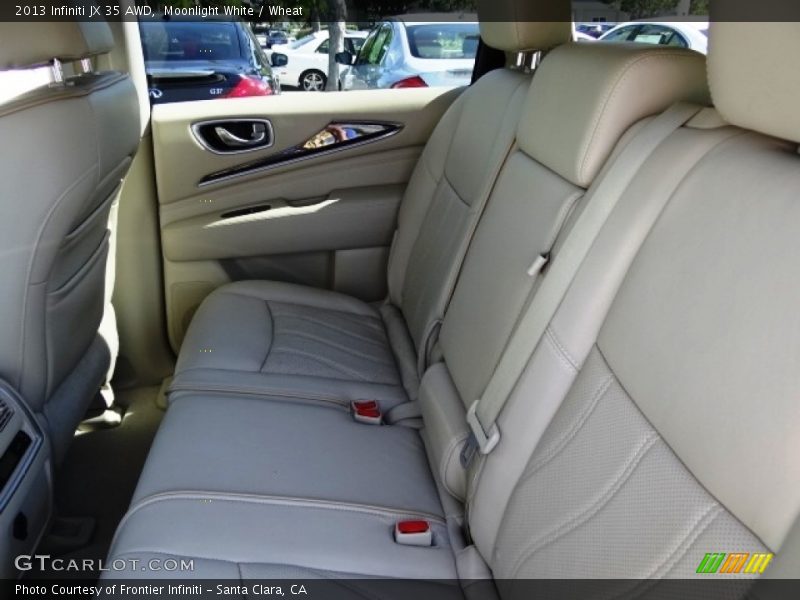 Moonlight White / Wheat 2013 Infiniti JX 35 AWD