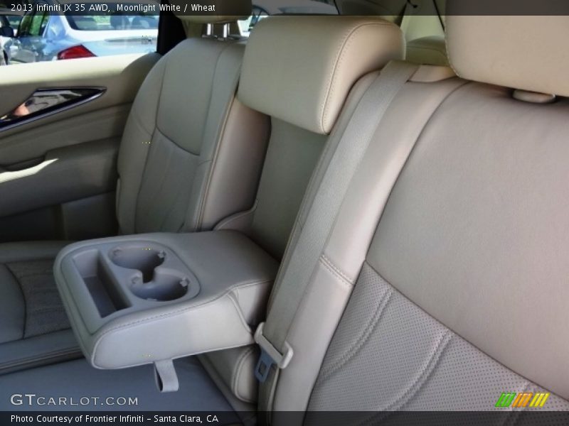 Moonlight White / Wheat 2013 Infiniti JX 35 AWD