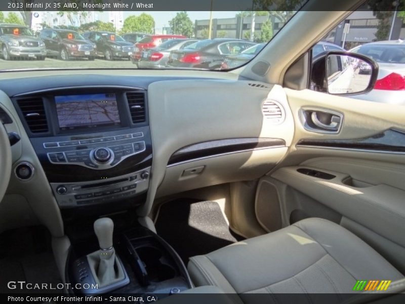 Moonlight White / Wheat 2013 Infiniti JX 35 AWD