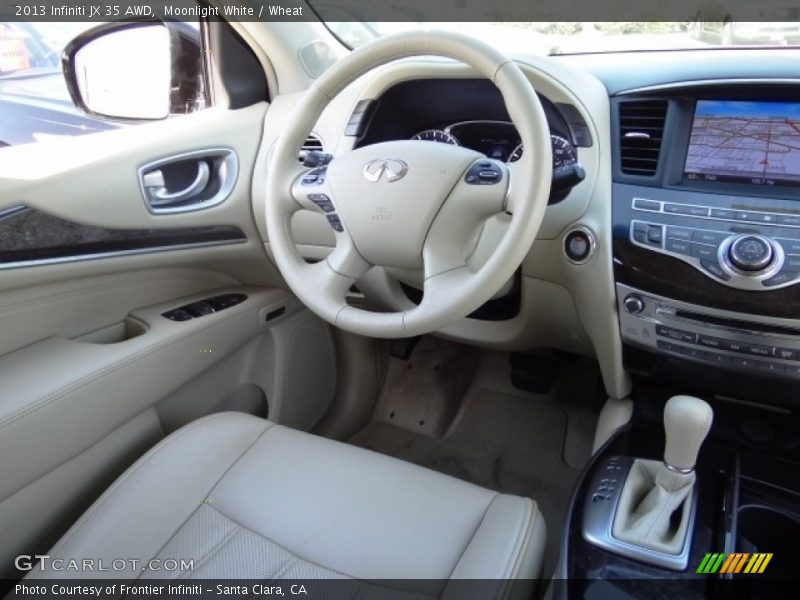Moonlight White / Wheat 2013 Infiniti JX 35 AWD