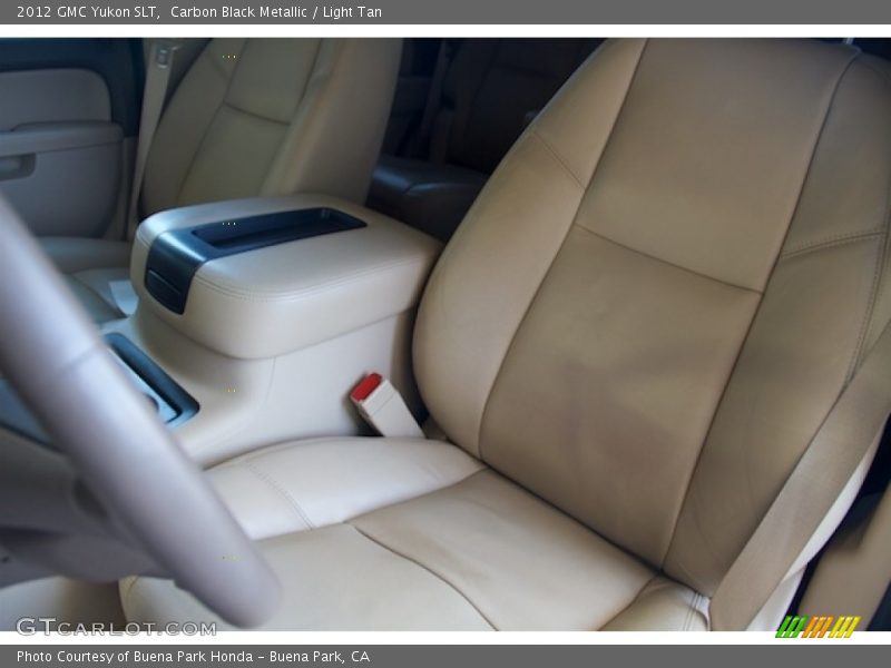 Carbon Black Metallic / Light Tan 2012 GMC Yukon SLT