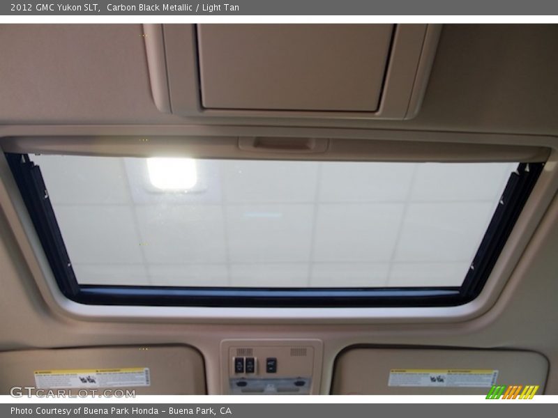 Carbon Black Metallic / Light Tan 2012 GMC Yukon SLT