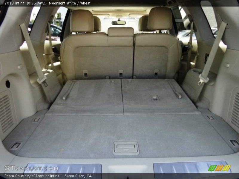Moonlight White / Wheat 2013 Infiniti JX 35 AWD