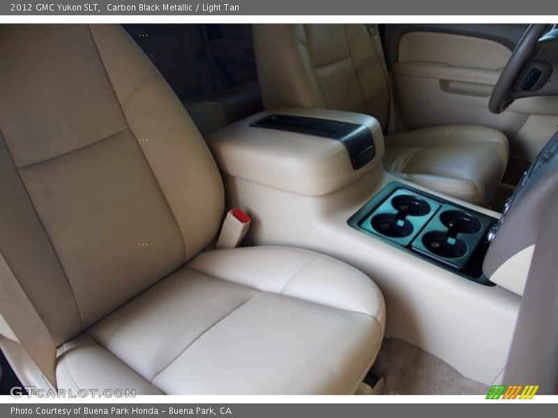 Carbon Black Metallic / Light Tan 2012 GMC Yukon SLT