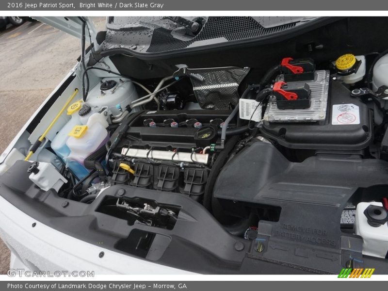 Bright White / Dark Slate Gray 2016 Jeep Patriot Sport