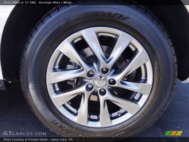 Moonlight White / Wheat 2013 Infiniti JX 35 AWD