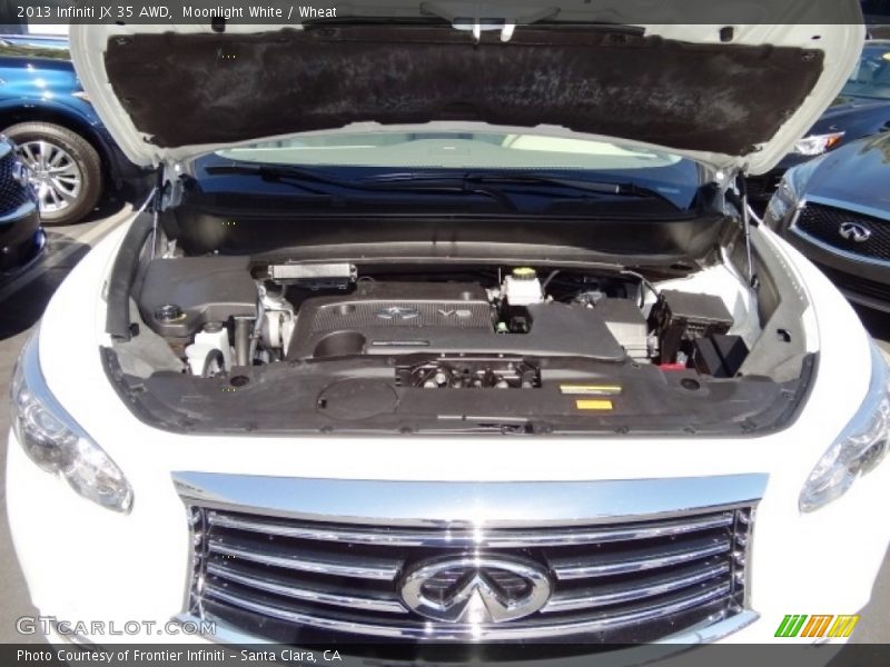 Moonlight White / Wheat 2013 Infiniti JX 35 AWD