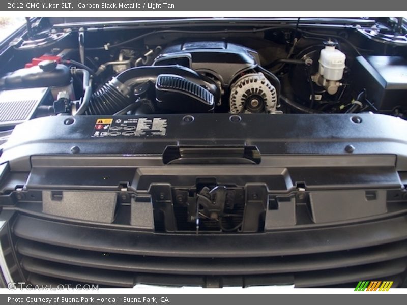 Carbon Black Metallic / Light Tan 2012 GMC Yukon SLT