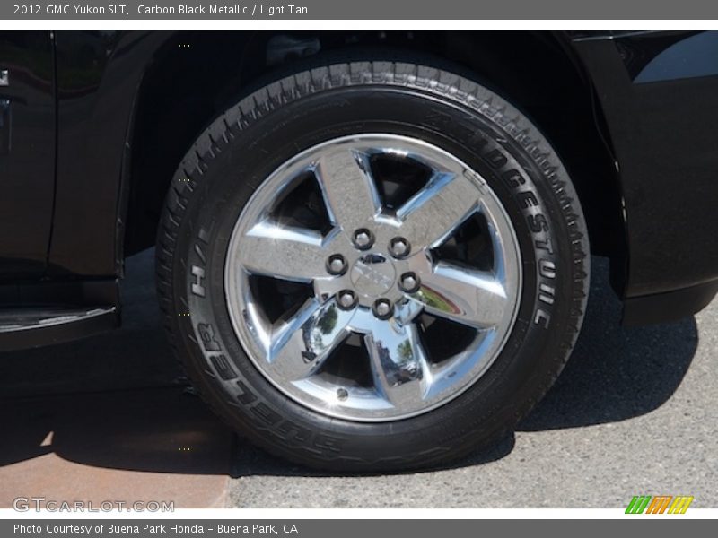 Carbon Black Metallic / Light Tan 2012 GMC Yukon SLT